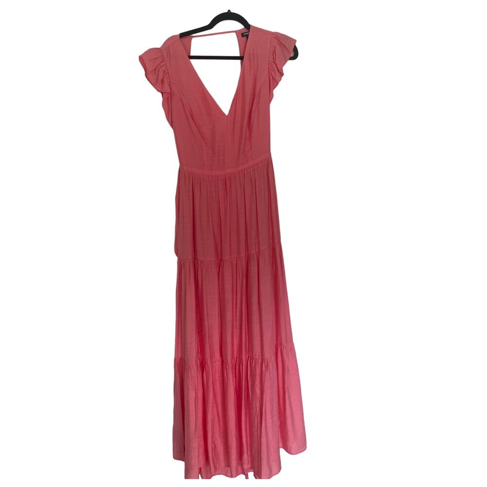 Express Dress Womens Medium Maxi Dress Cottage Core Coquette Feminine Easter